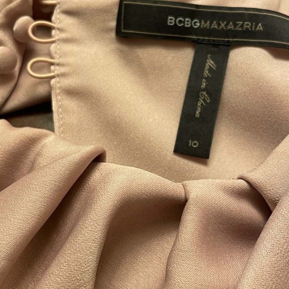 BCBGMaxAzria Blush Ruffle Dress - Picture 3 of 4